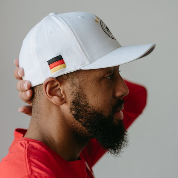 Germany Futbol National Soccer Team Fitted Cap Deutschland Euro Cup Hat L/XL - Picture 4 of 6